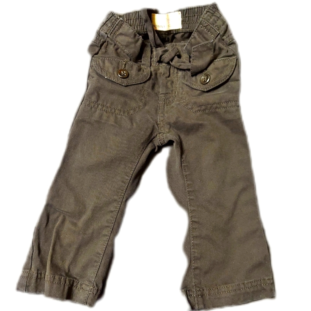 12 to 18 M Black Cotton Pants Old Navy Brand